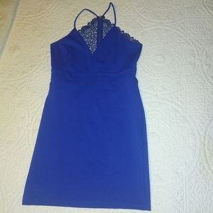 Royal blue dress